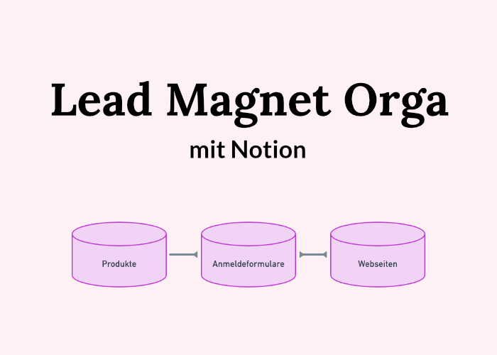 Beitragsbild Lead Magnet Orga in Notion