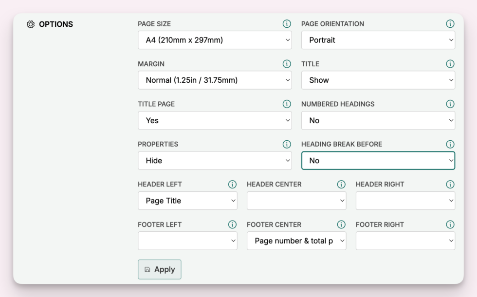 Wie man eine Notion Seite als PDF exportiert