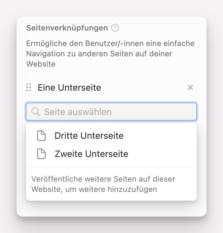 Notion Seite als Webseite veröffentlichen