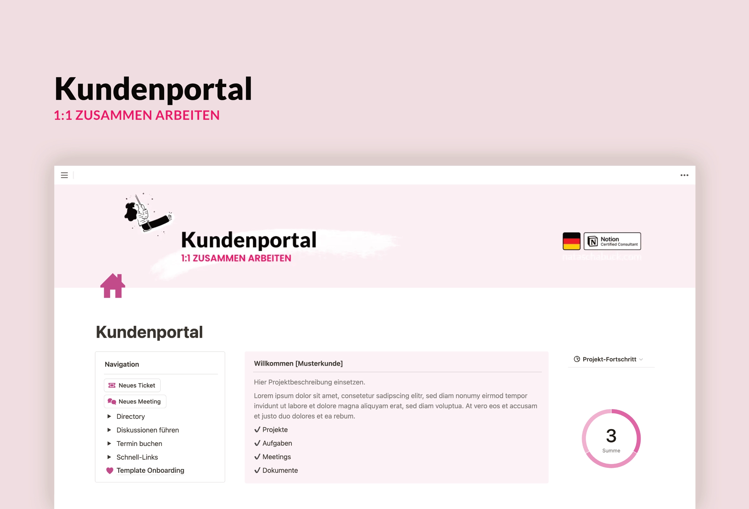 Notion Kundenpflege CRM